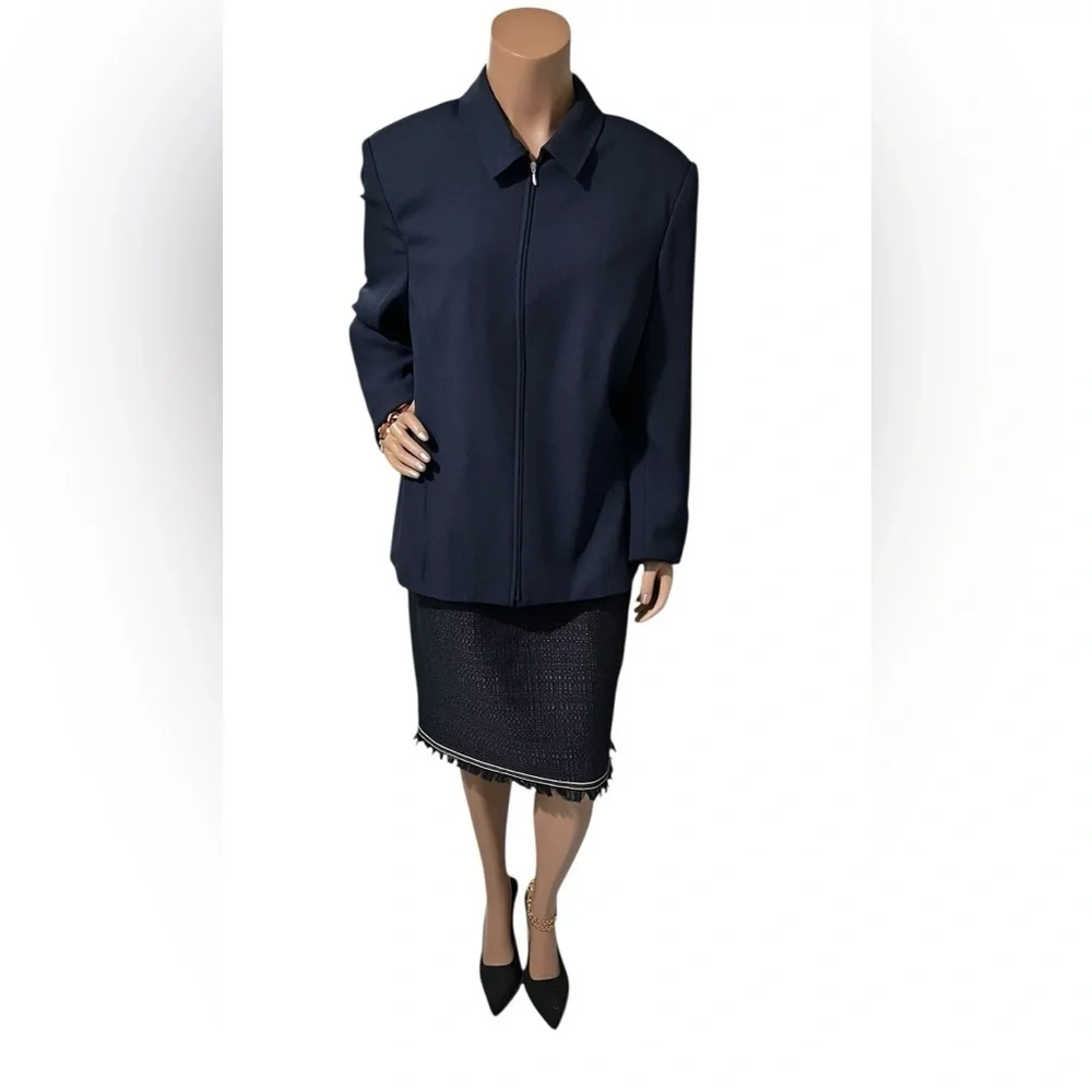 Karen Scott Dark Blue Women's Suit Jacket☑️ - Picture 4 of 8